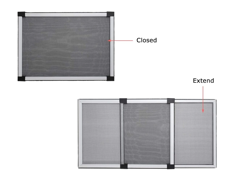 Aluminum Slide Insect Net Mosquito Screen Windows with Mosquito Net