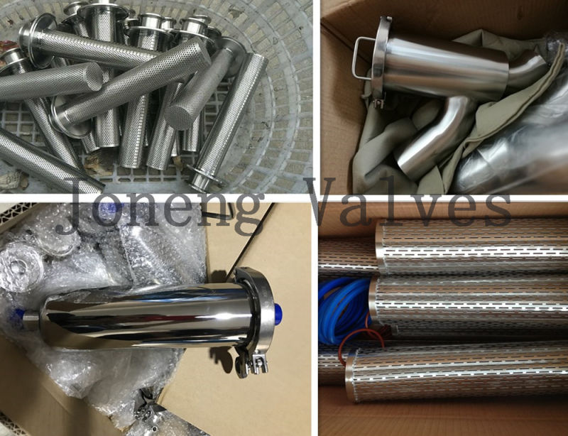Angle Line Type Hygienic Sanitary Stainless Steel Strainer (JN-ST2001)
