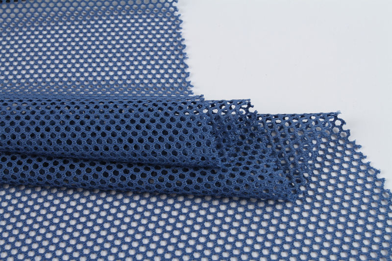2021 Hotsale 100%Polyester Tricot Hexagonal Mesh Fabric for Sportswear