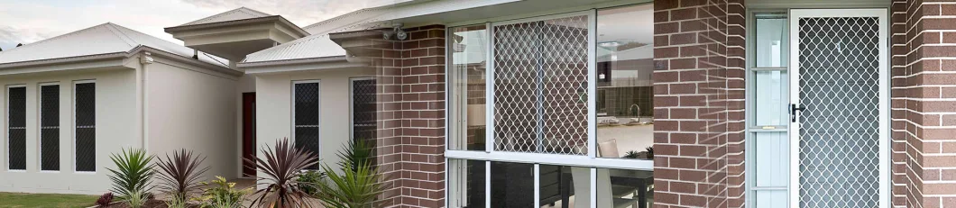 Interior Aluminium Screen Sliding Window Diamond Grill