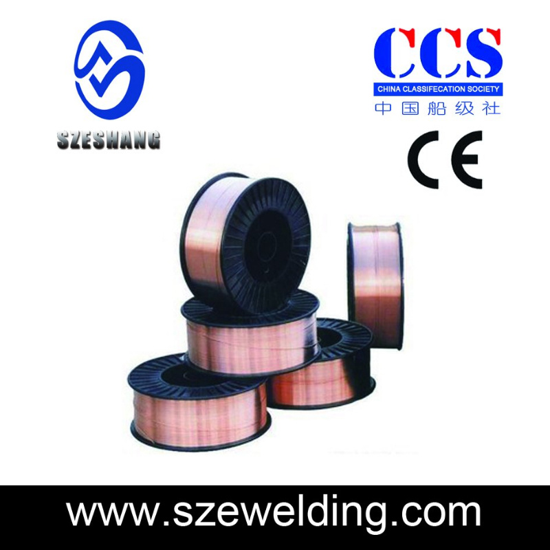 Er70s-6 Welding Wire, Solid Welding Wire, CO2 Gas Shielded Low Carbon Steel Welding Wire