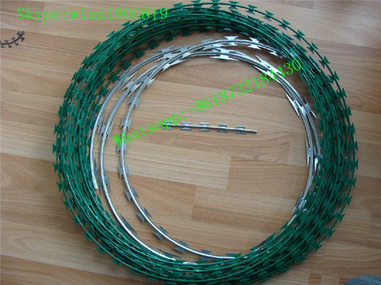 Galvanized Razor Barbed Wire Concertian Razor Wire Coil Razor Wire