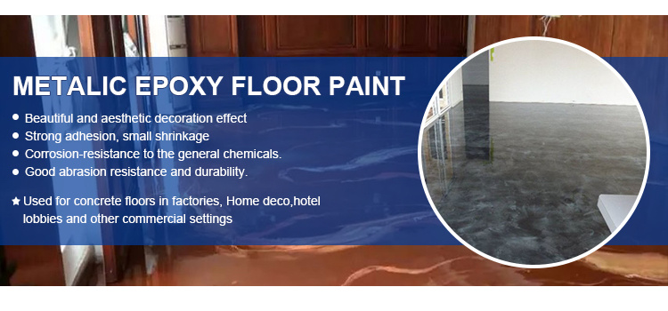 High Quality Table Top Epoxy Resin Paint with Metallic