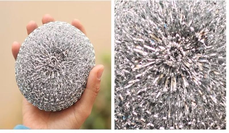 Mesh Scourer with Copper Wire