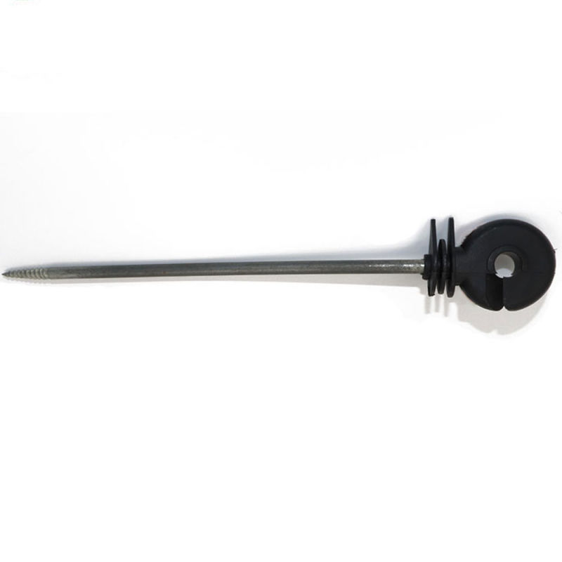 Electric Fence Screw-in Long Ring Insulator-Black for Animal Fence