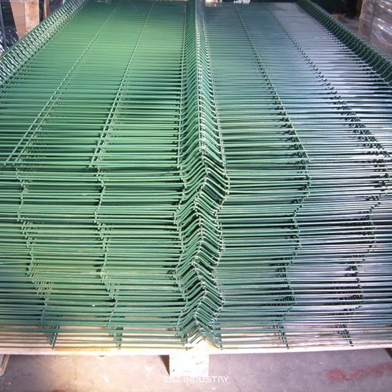 PVC Coated 3D Welded Wire Fence Panel