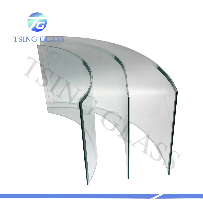 12mm Frameless Clear Toughened Curved Glass Pool Fencing