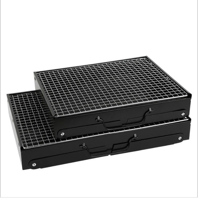 Stainless Steel BBQ Grill Barbecue Burners Foldable Grill for Party Family Gathering