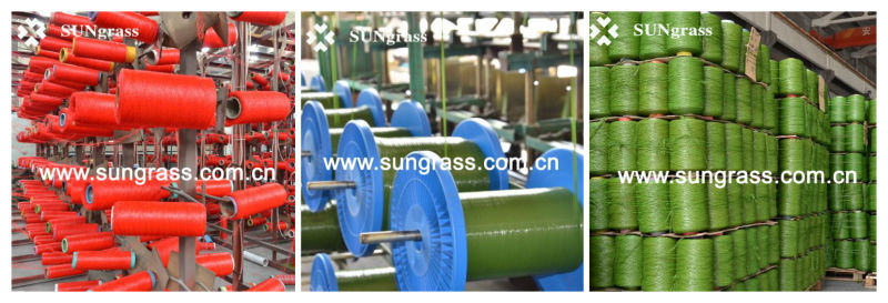 Flat Shape 45mm Artificial/Synthetic/Recreation/Fake/Landscape Lawn for Gym Equipment