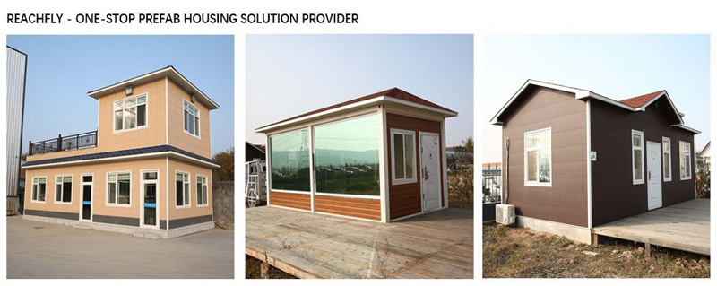 Prefabricated Wooden House with Light Steel Structure Metal Frame
