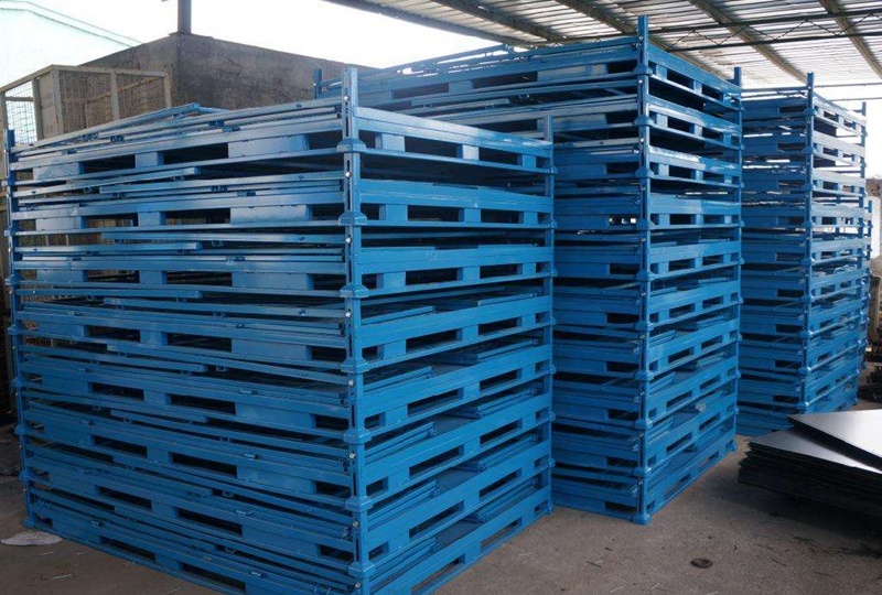 Customized Stackable Wire Mesh Steel Pallet Cage for Warehouse /Pallet