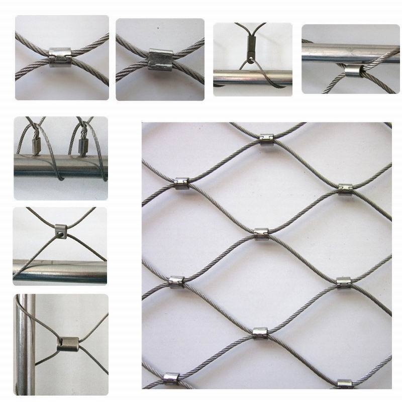 Stainless Steel Rope Wire Mesh/Decorative Rope Mesh/Woven Wire Mesh