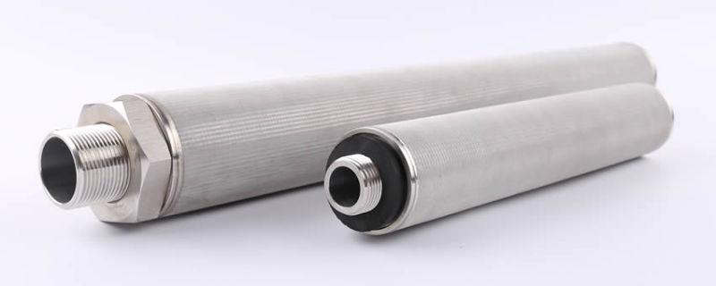 Backwash Sintered Stainless Steel Wire Mesh Filter Tube