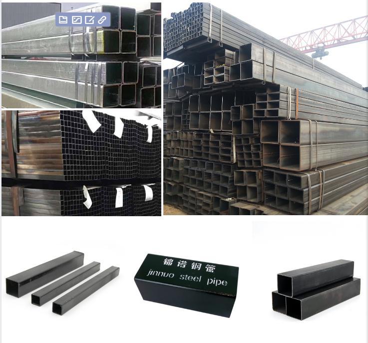 China Iron Square Pipe Steel Square Pipe Sizes 40X40 Steel Square Pipe Mild Steel Pipes