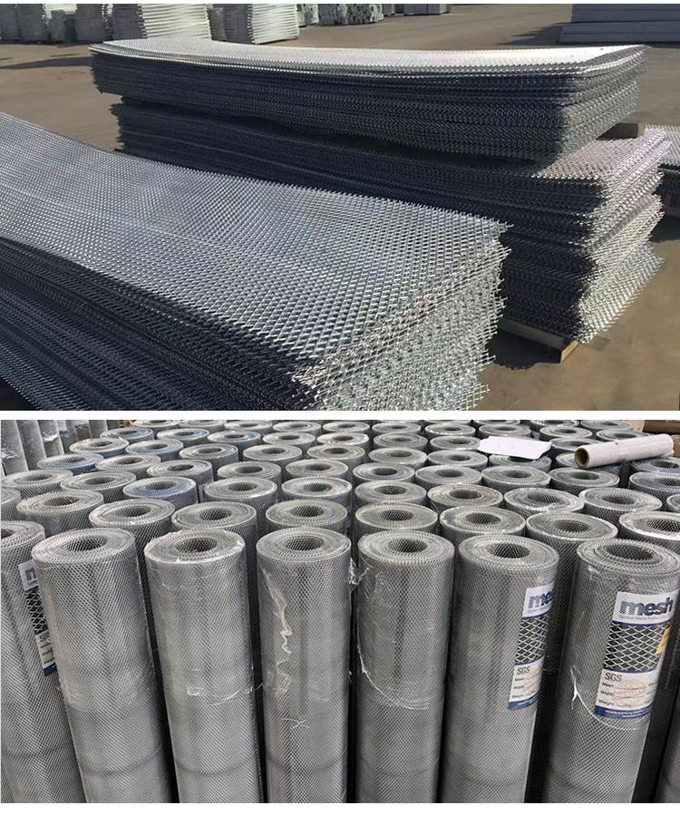 Stretched Aluminum Expanded Metal Mesh