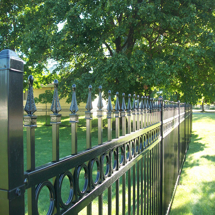 Longlife Decorative Wrought Steel Pickets Fence