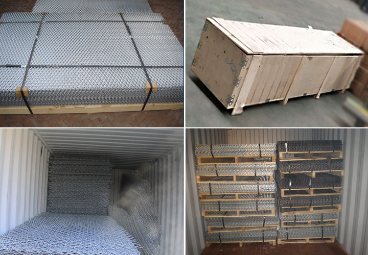 Powder Coated Expanded Metal Mesh Perforated Wire Mesh