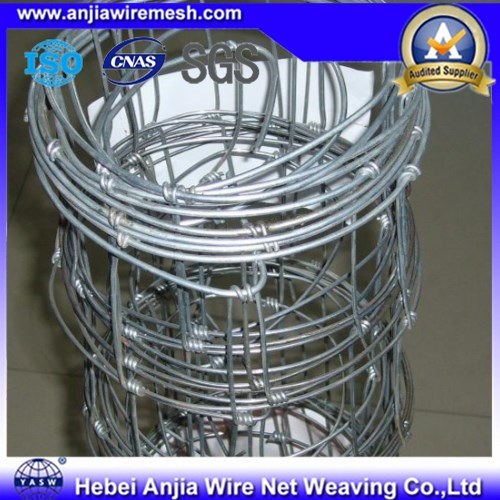 PVC Coated Knotted Wire Mesh Field Fence for Building Material