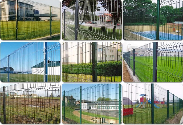 Galvanized Welded Wire Mesh Fence Security 3D Fence Exporting America