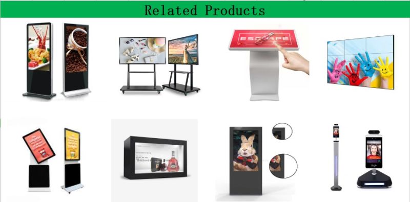 55" and 43" Dual Screen Indoor LCD Display, Digital Display, LCD Advertising Display LCD Screen, Interactive Touch LCD Kiosk