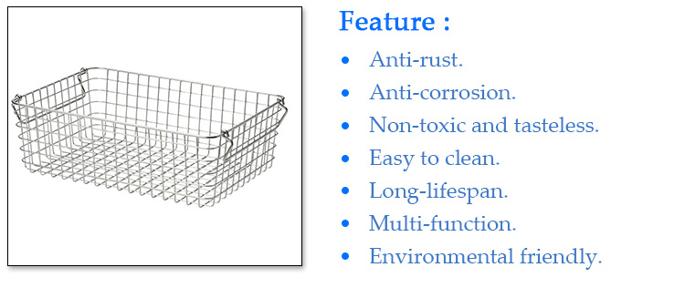 Chinese Suppliers Support Metal Wire Mesh Fry Basket with Handles