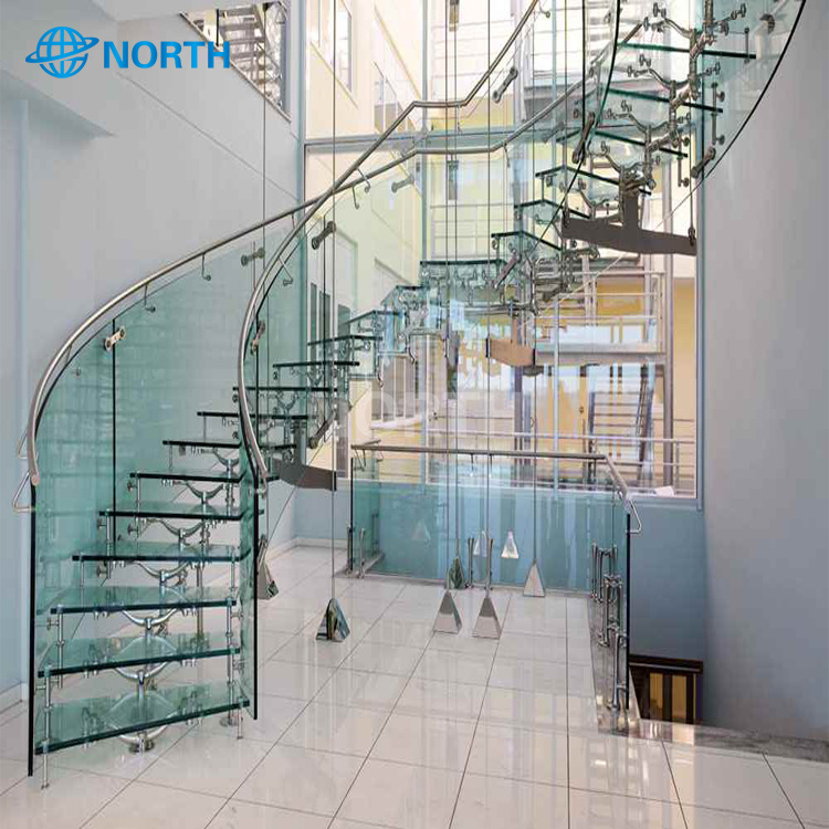 Outside Xyg Glass Balustrade Safe Swimming Pool Fence Outdoor Staircase Stair Frameless Glass Railing