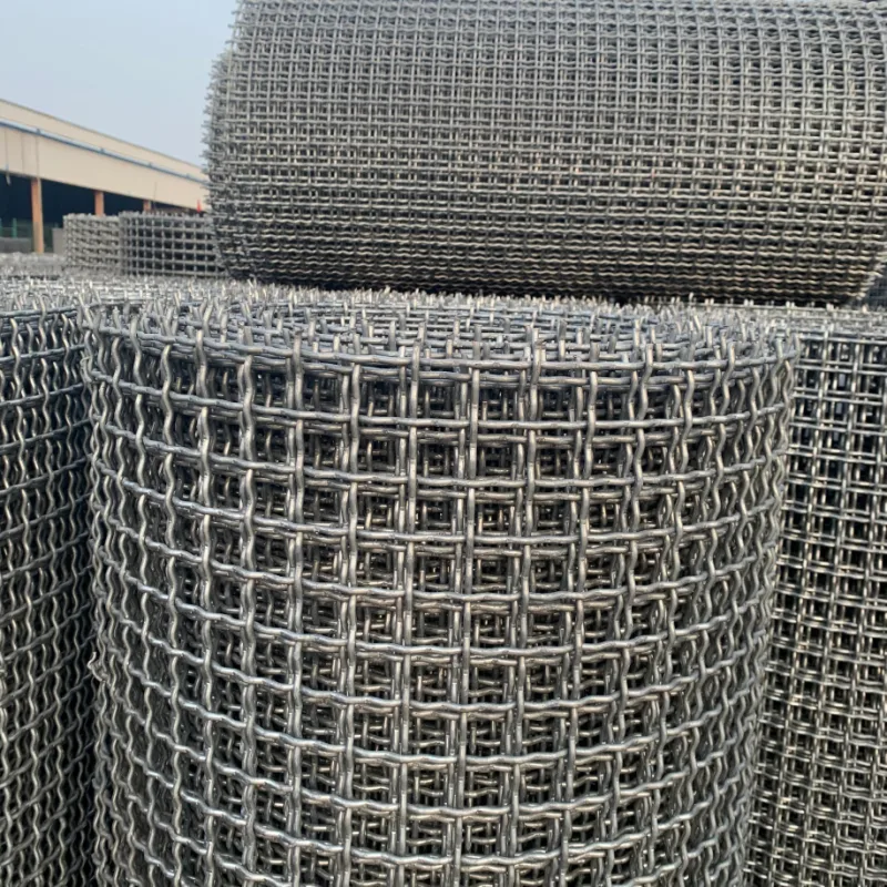 High Carbon Steel Crimped Woven Wire Mesh /Square Hole Screen Mesh (XM)