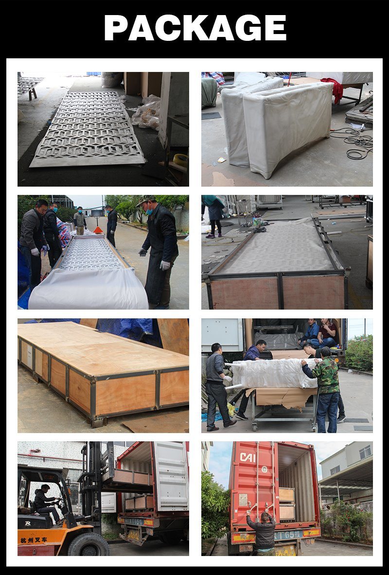 Laser Cutting Metal Carved Panel Decorative Screen Folding Screen