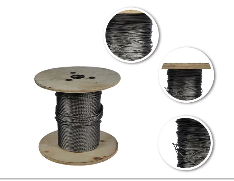 304 Nylon Coated Stainless Steel Wire Rope Factory Price