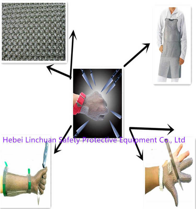 Ring Mesh Glove/Chainmail Butcher Glove/Stainless Steel Metal Mesh Glove