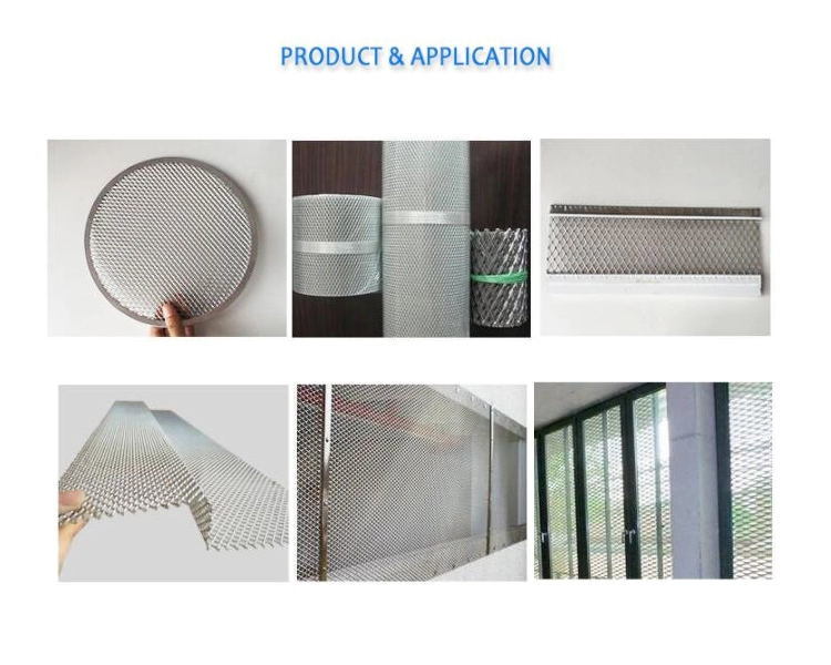 Flat Expanded Metal Mesh / Aluminum Expanded Metal Mesh / Stainless Steel Expanded Mesh