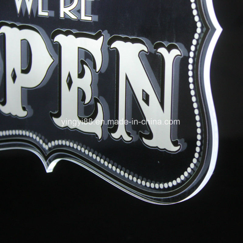 LED Open Sign, Super Bright Light up Open Sign, Illuminated Hanging Shop Sign