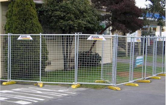 Galvanized Welded Wire Mesh Temporary Fence Powder Coated Fence