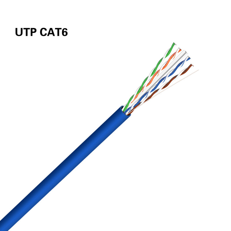 UTP CAT6 Cable Fluke Ethernet Network LAN Cable Poe Computer Cable