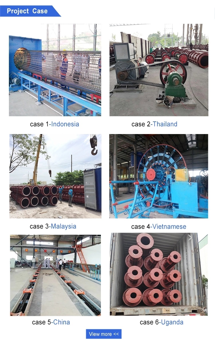 Reinforced Concrete Steel Wire Cage Welding Machine for Spun Pile