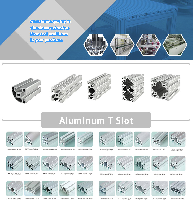 50X50 Aluminium Profile Aluminum T Slot Profile