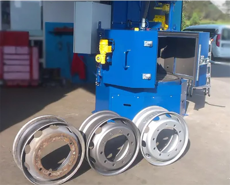 Rotary Table Shot Blasting Machine for Foundry Industry