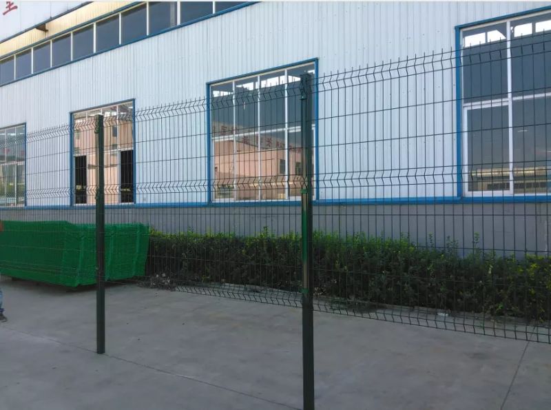 Triangle Bend Wire Mesh Fence Panels /3D Curved Welded Wire Mesh Panel Fence/3D Folding Welded Wire Mesh Fence