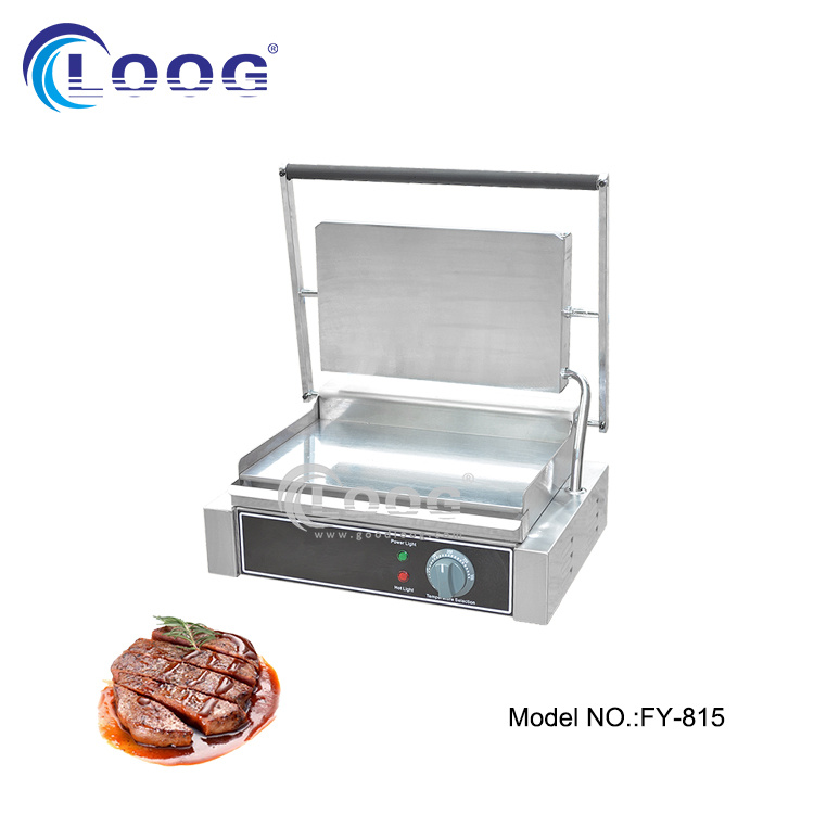 Snack Machine Electric BBQ Grill Stainless Steel Griddle Platen Grill Portable BBQ Griller