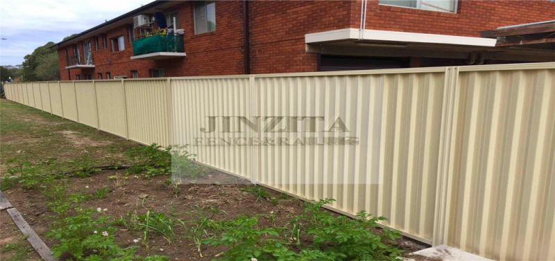 Colorbond Fence Steel Fence Corrugated Sheet Panel Steel Fence Metal Fence