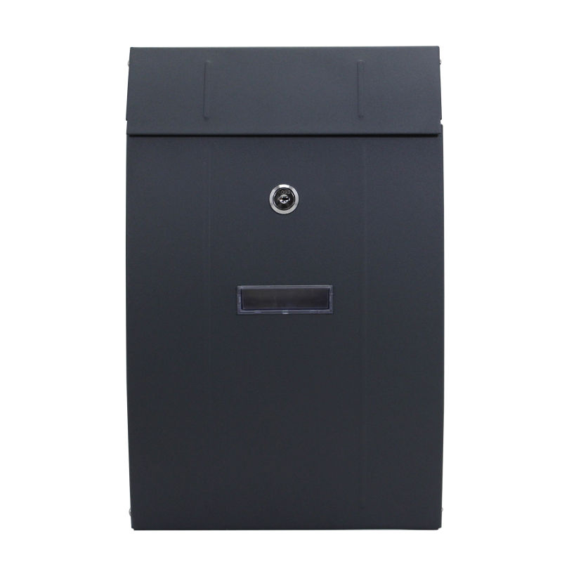 Antik Steel Letter Box Black Colour in China