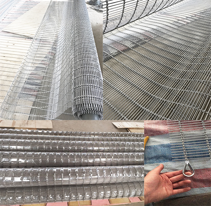 Stainless Steel Architectural Cable Rod Wire Mesh for Decorative Screen