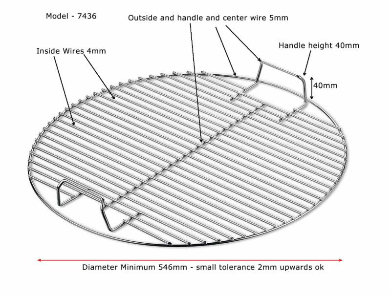 Round Shape BBQ Barbecue Grill 304 Stainless Steel BBQ Wire Mesh Grill Grate