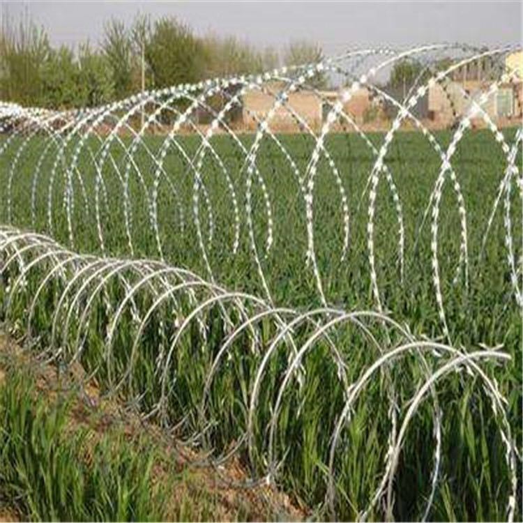 stainless steel razor barbed wire cross type razor barbed wire wire mesh