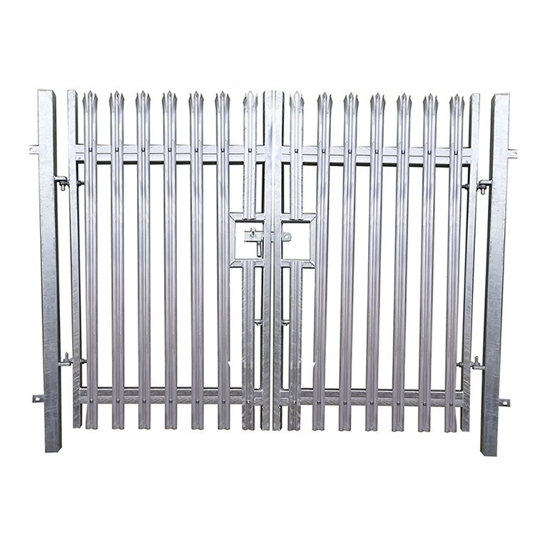 Spiked Decorative Customized High Security Metal Palisade Fencing.