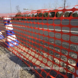 Temporary Chain Link Fence Plastic Orange Safety Fence for Construction