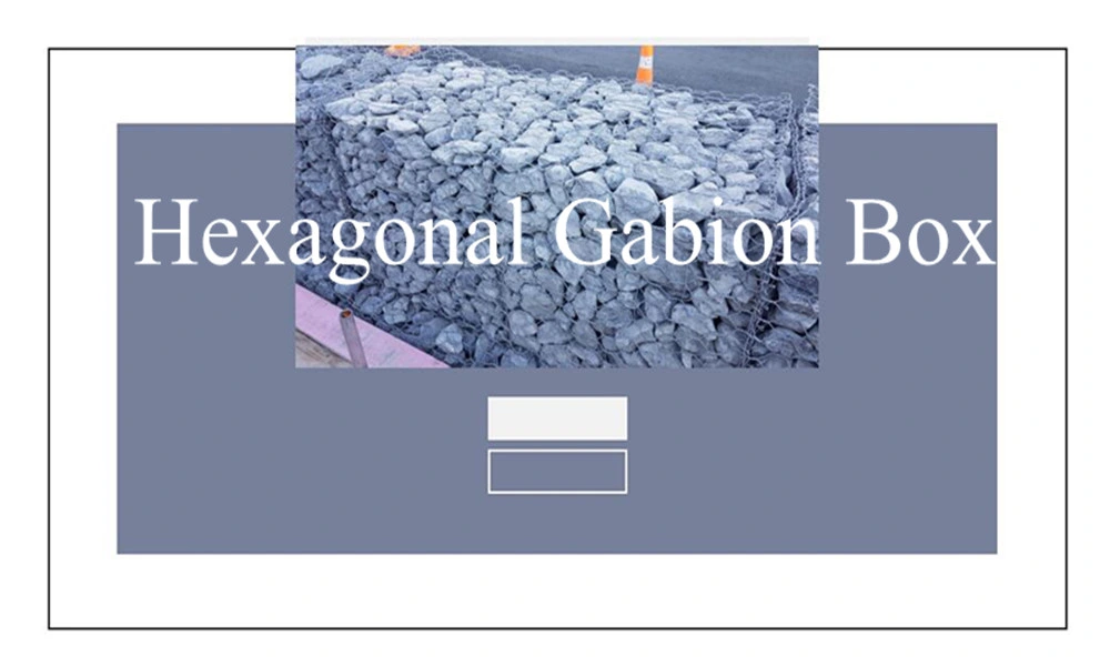 Gabion Basket Gabion Retaining Baskets Hexagonal Wire Mesh