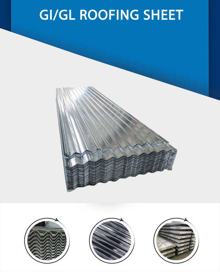 Building Material Z80 Coating Galvanized Corrugated Steel Roofing Sheet