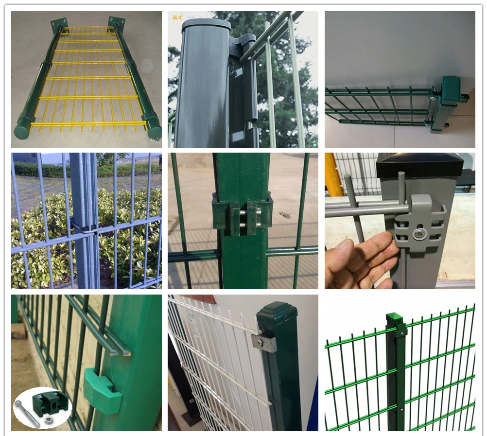 868 Security Powder Coated Double Wire Mesh Fence/Twin Wire Fence