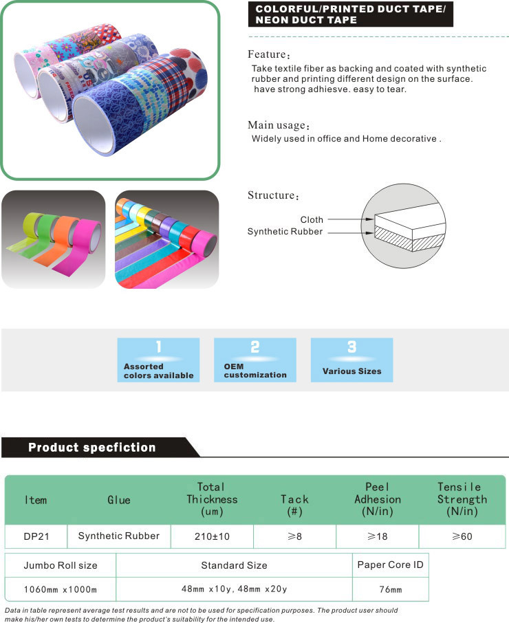 Premium Grade Rubber Cloth Duct Tape for Sealing Pipes